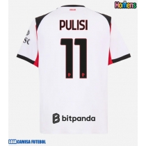 Camisa de Futebol AC Milan Christian Pulisic #11 Equipamento Secundário 2025-26 Manga Curta